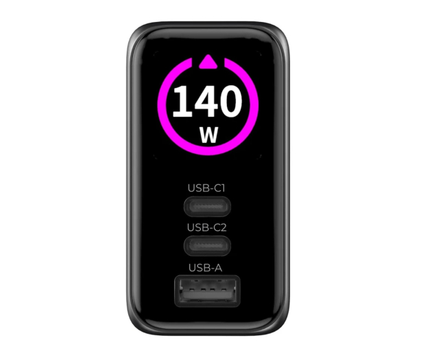 Mobile Origin GaN 140W Display Charger PW21 2x USB-C + USB-A - 1504127 - zdjęcie 2